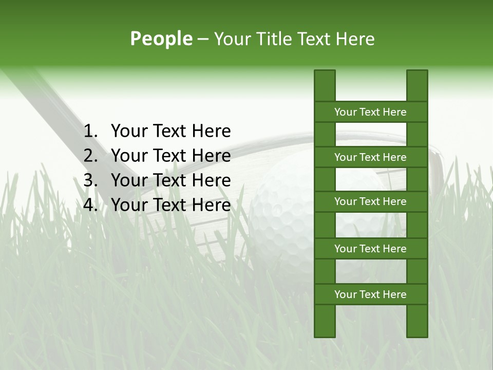 Links Sky Par PowerPoint Template