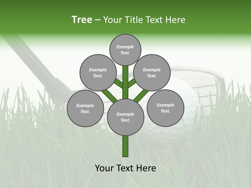 Links Sky Par PowerPoint Template