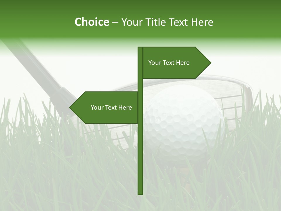 Links Sky Par PowerPoint Template