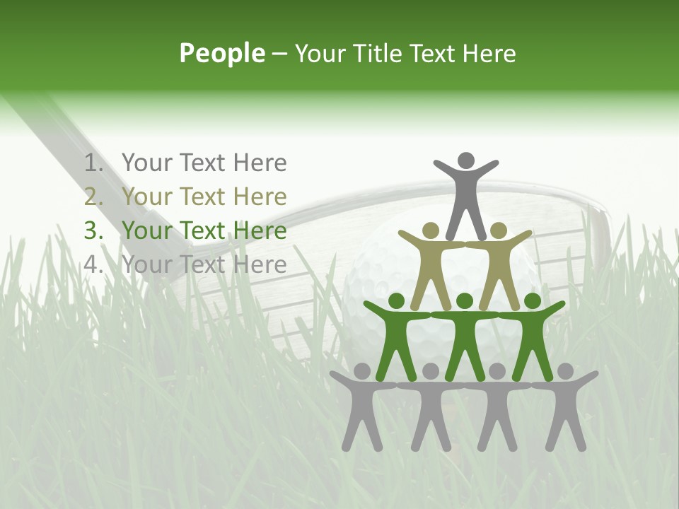 Links Sky Par PowerPoint Template