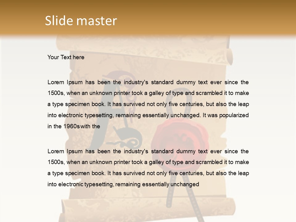 Decoration Luck Foliage PowerPoint Template