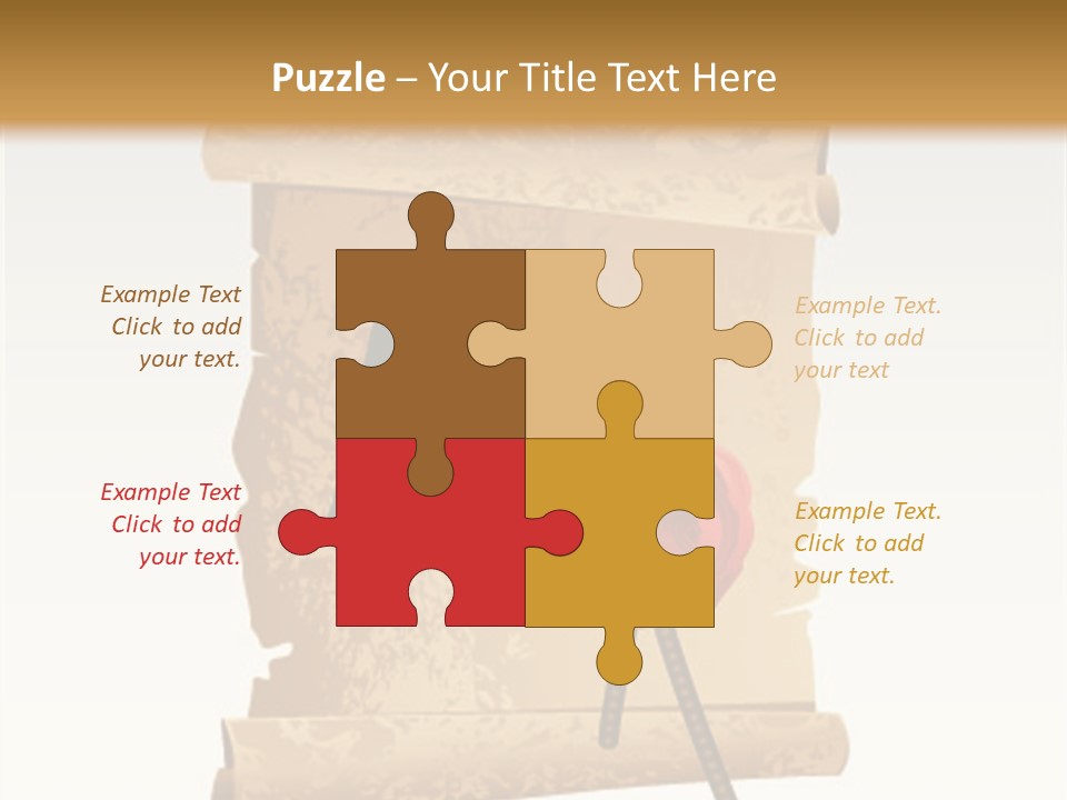 Decoration Luck Foliage PowerPoint Template