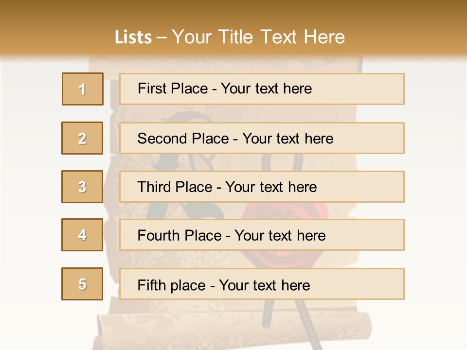 Decoration Luck Foliage PowerPoint Template