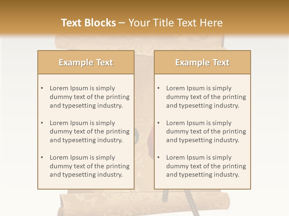 Decoration Luck Foliage PowerPoint Template