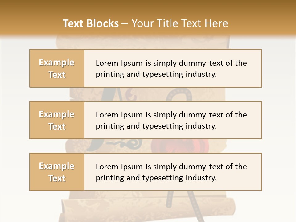 Decoration Luck Foliage PowerPoint Template