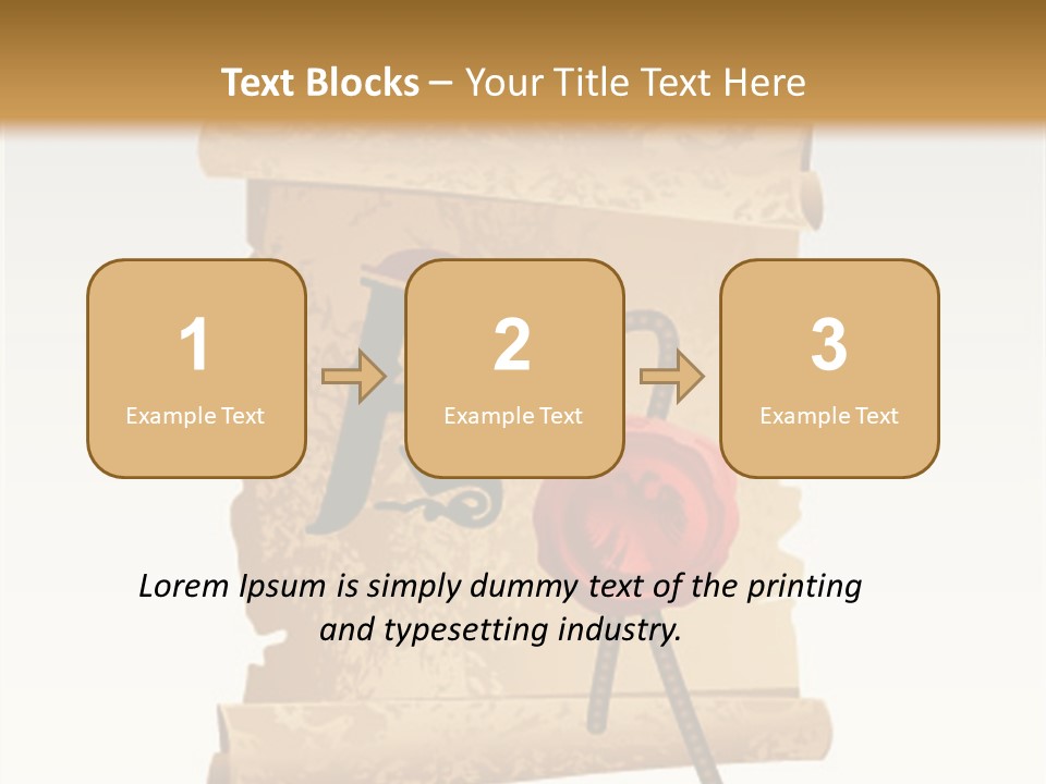 Decoration Luck Foliage PowerPoint Template