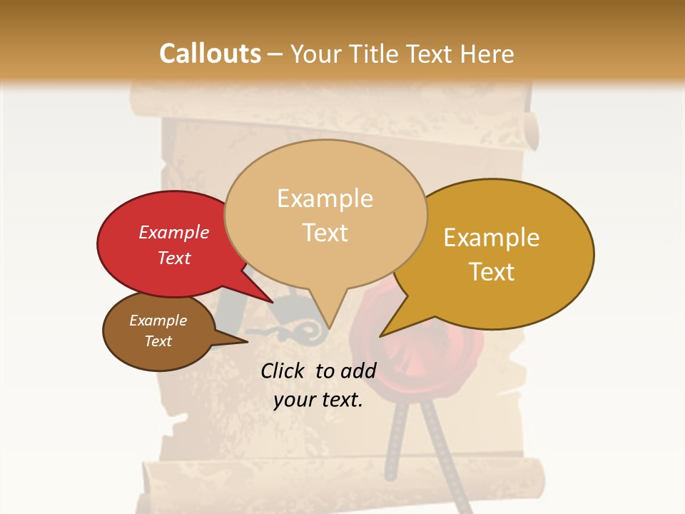 Decoration Luck Foliage PowerPoint Template