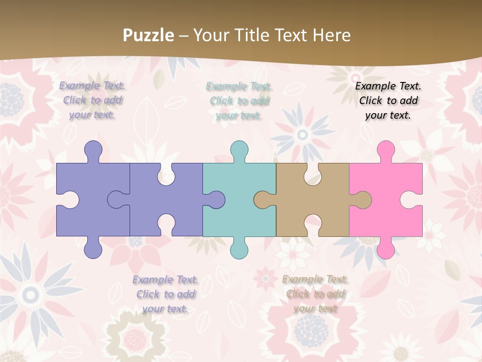 Spring Decorative Detail PowerPoint Template