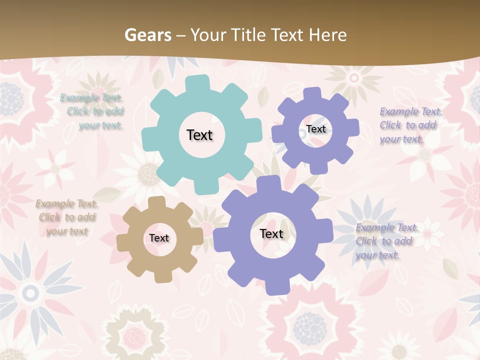 Spring Decorative Detail PowerPoint Template