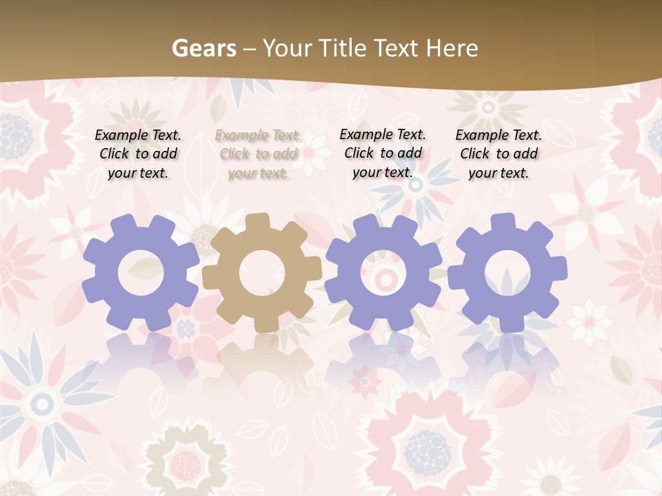 Spring Decorative Detail PowerPoint Template