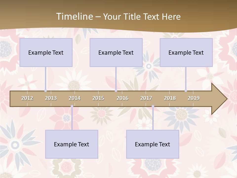 Spring Decorative Detail PowerPoint Template