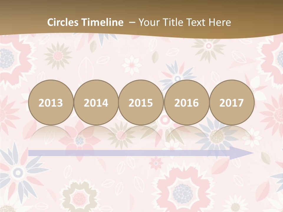 Spring Decorative Detail PowerPoint Template