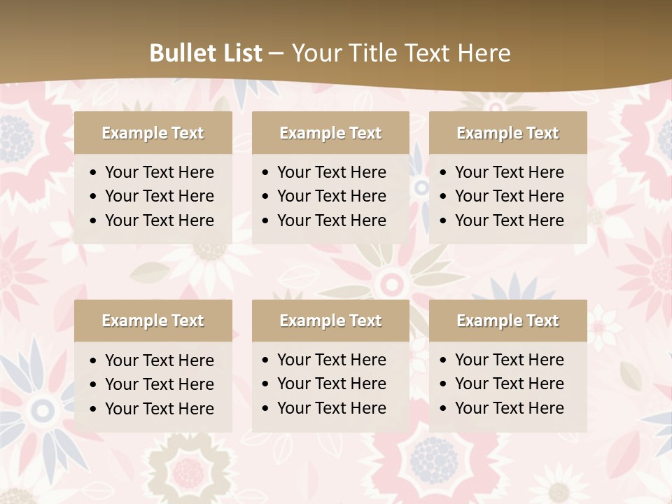 Spring Decorative Detail PowerPoint Template