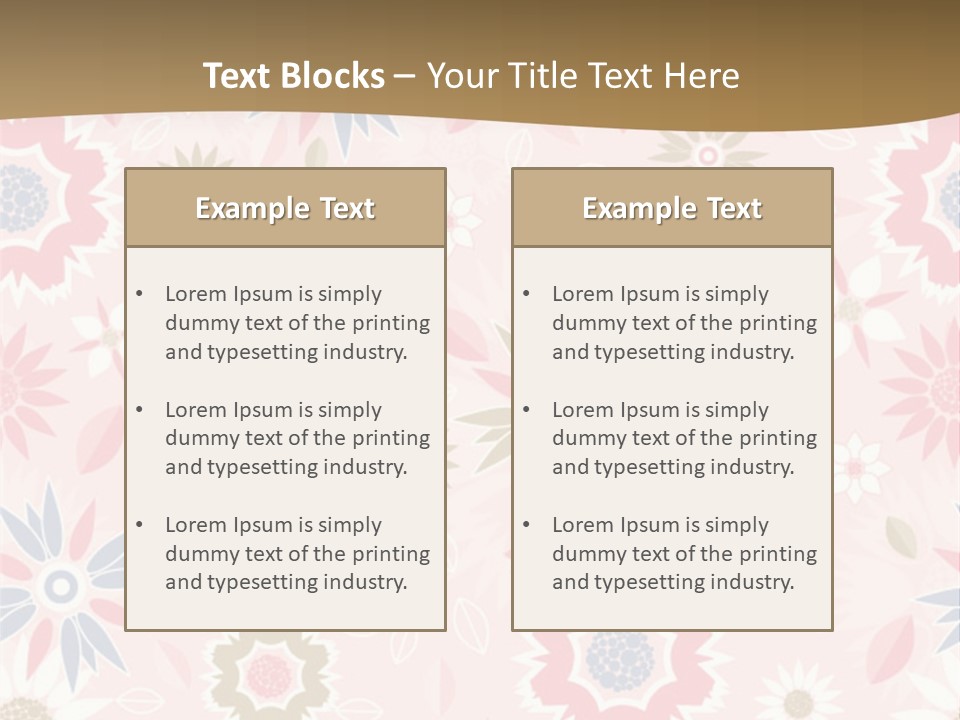 Spring Decorative Detail PowerPoint Template