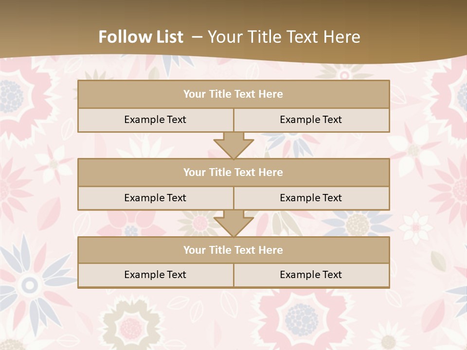 Spring Decorative Detail PowerPoint Template