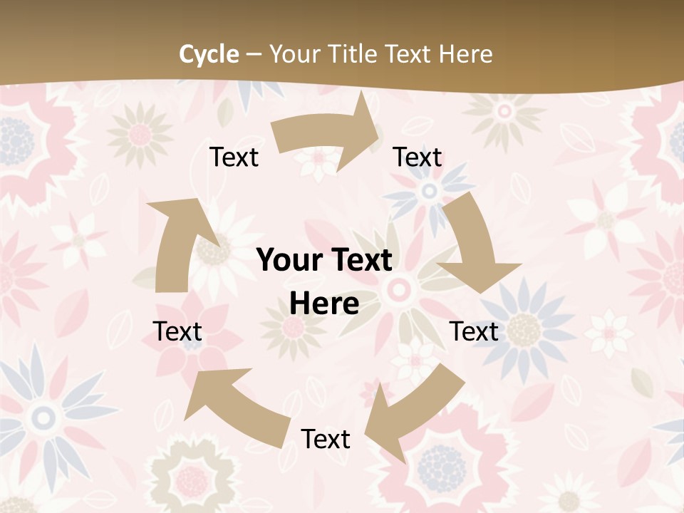 Spring Decorative Detail PowerPoint Template