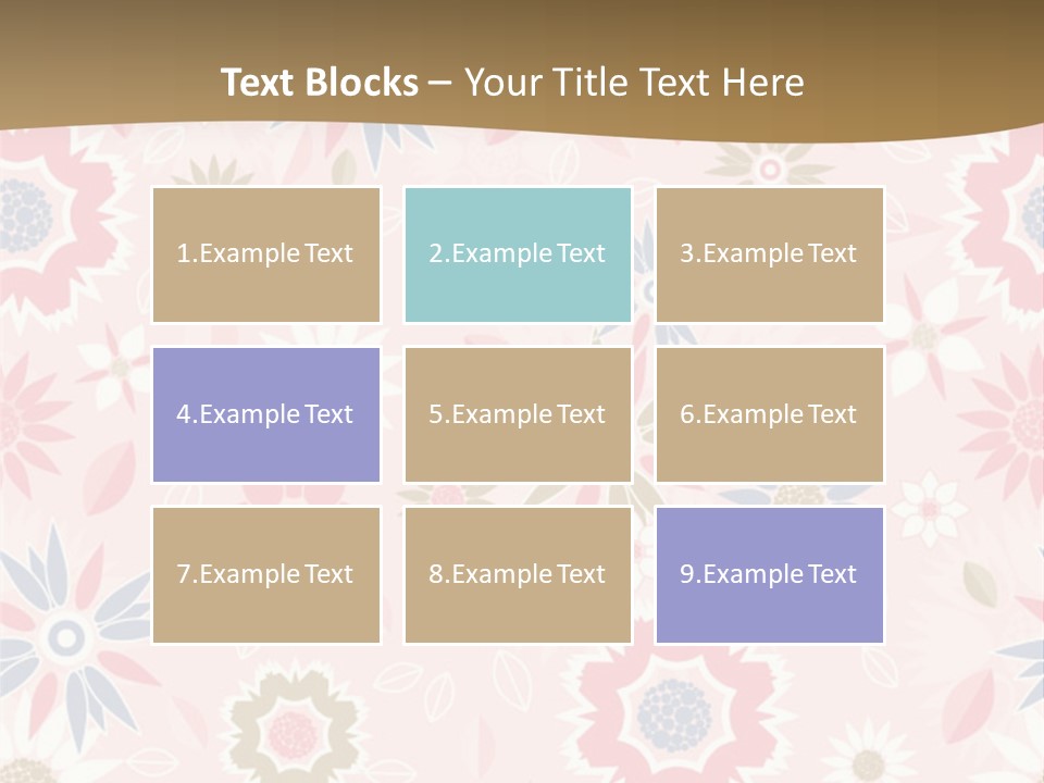 Spring Decorative Detail PowerPoint Template