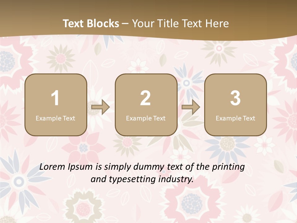 Spring Decorative Detail PowerPoint Template