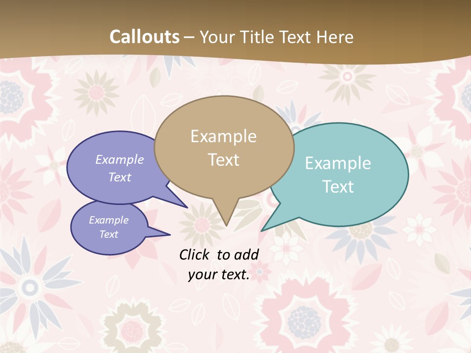 Spring Decorative Detail PowerPoint Template