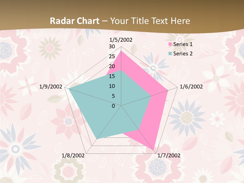 Spring Decorative Detail PowerPoint Template