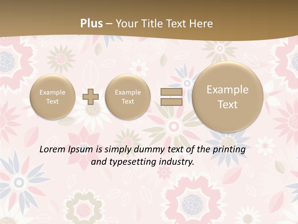 Spring Decorative Detail PowerPoint Template