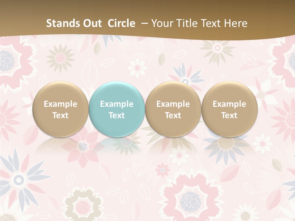 Spring Decorative Detail PowerPoint Template