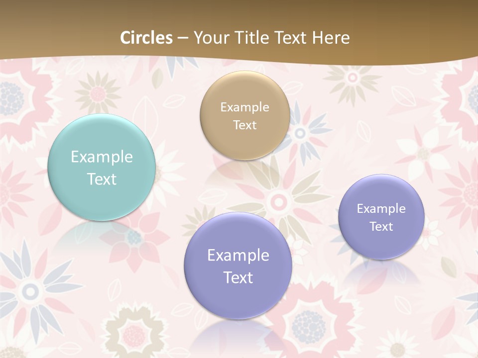 Spring Decorative Detail PowerPoint Template