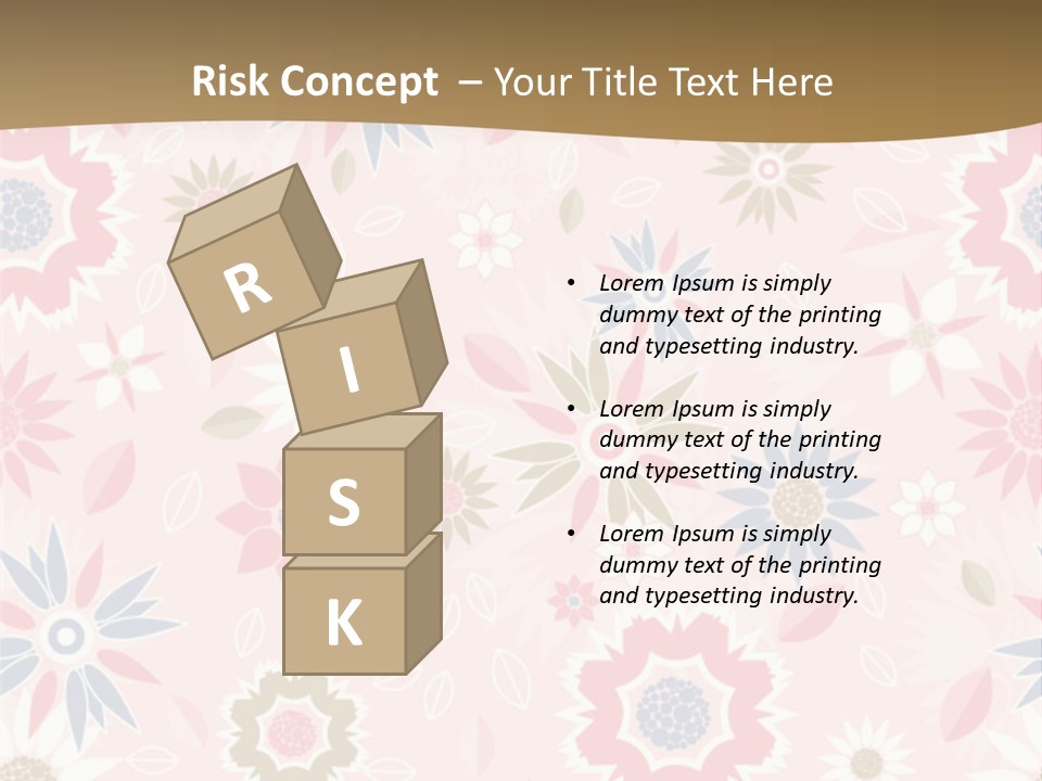 Spring Decorative Detail PowerPoint Template