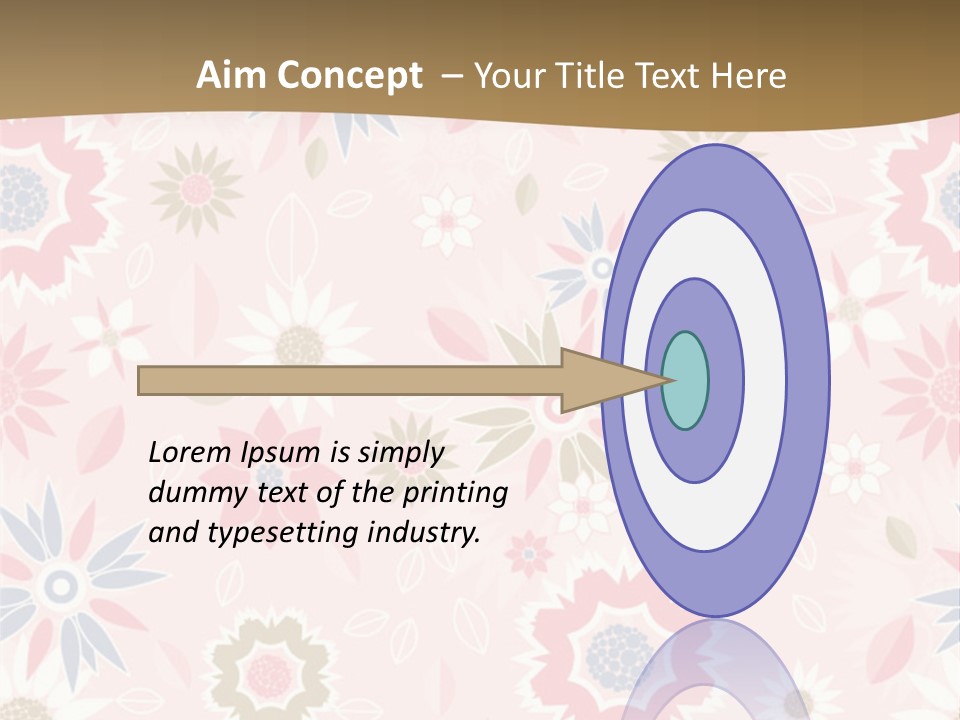 Spring Decorative Detail PowerPoint Template