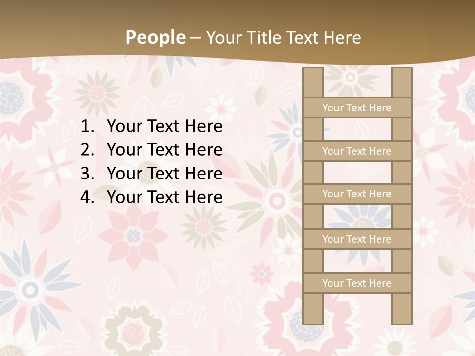Spring Decorative Detail PowerPoint Template