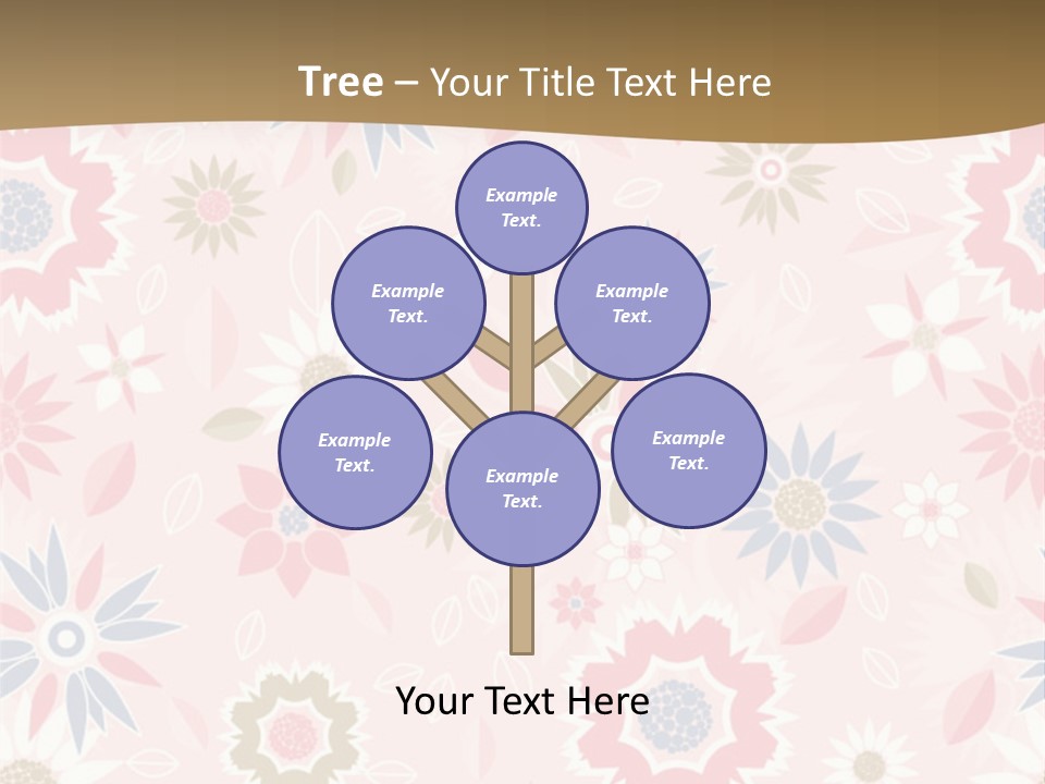 Spring Decorative Detail PowerPoint Template