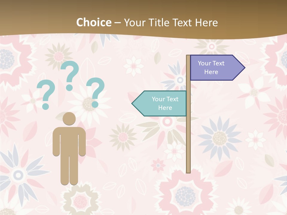 Spring Decorative Detail PowerPoint Template