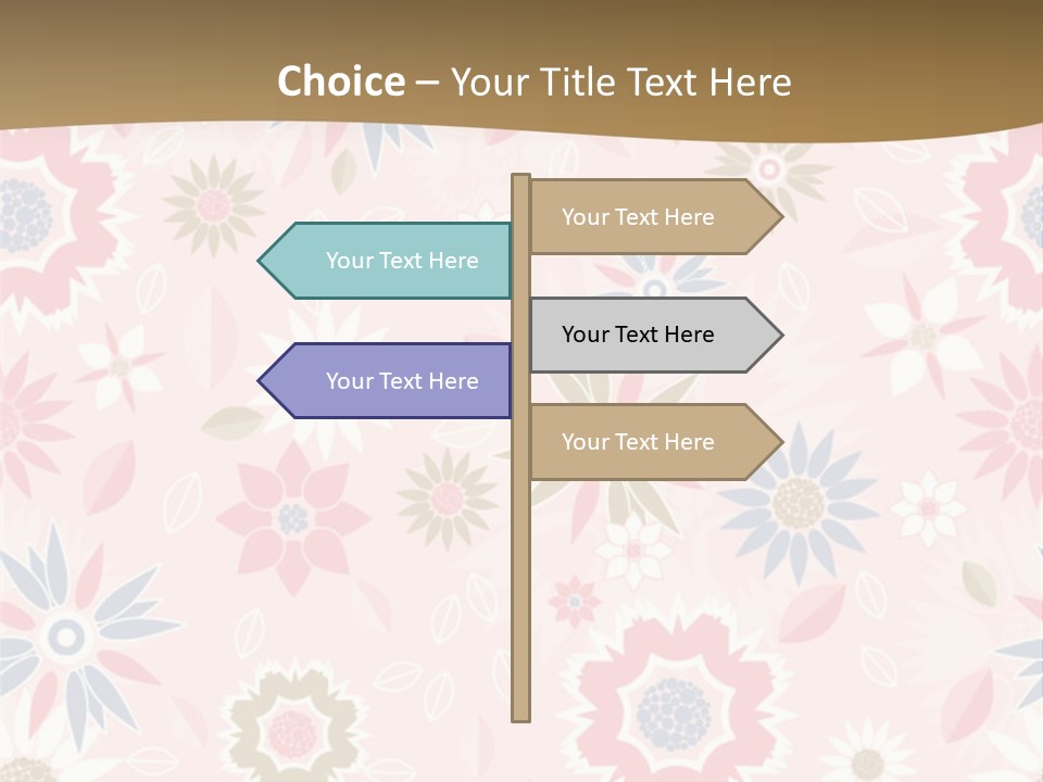 Spring Decorative Detail PowerPoint Template