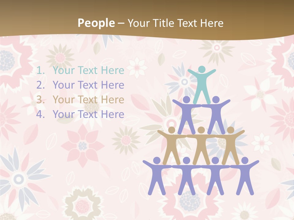 Spring Decorative Detail PowerPoint Template