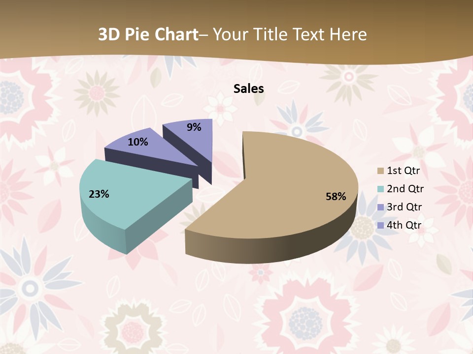 Spring Decorative Detail PowerPoint Template