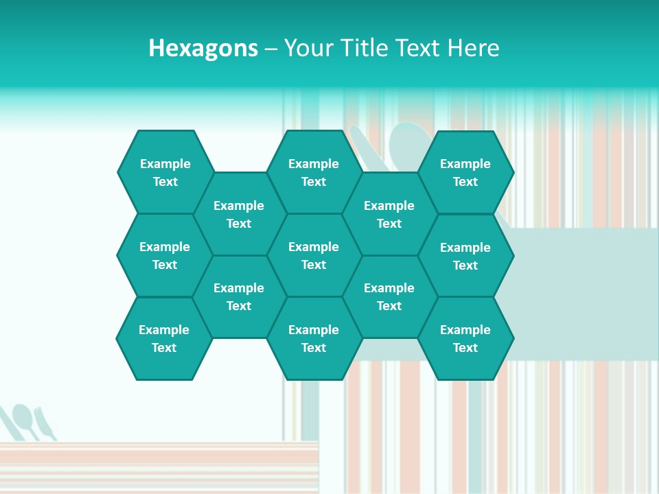 Tag Fork Blue PowerPoint Template