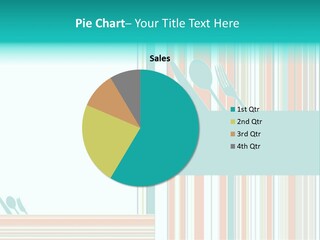 Tag Fork Blue PowerPoint Template