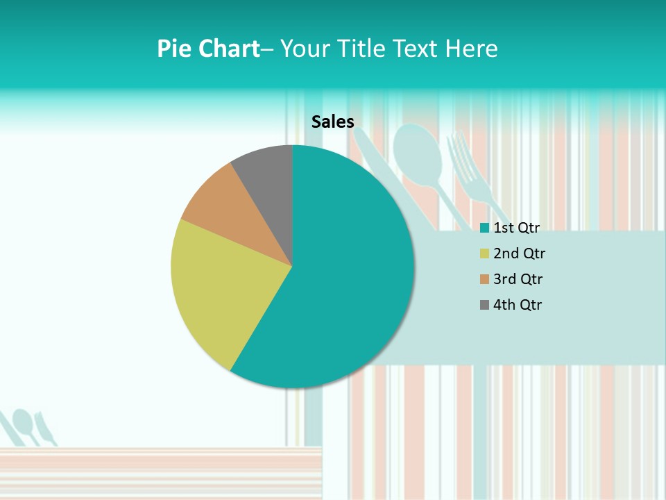 Tag Fork Blue PowerPoint Template