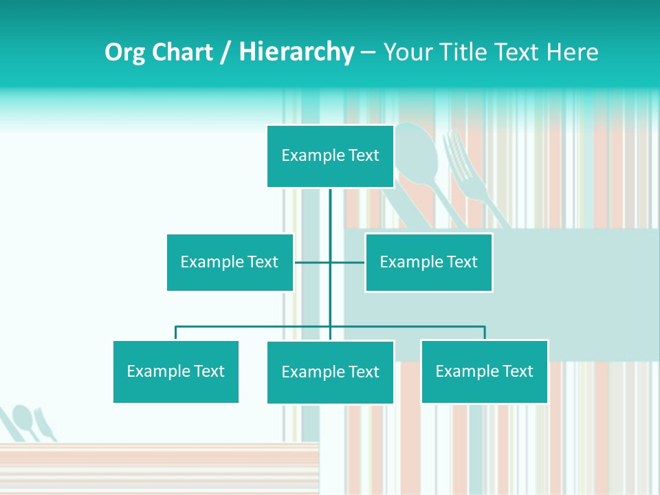 Tag Fork Blue PowerPoint Template