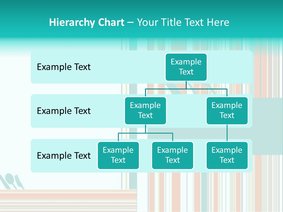 Tag Fork Blue PowerPoint Template