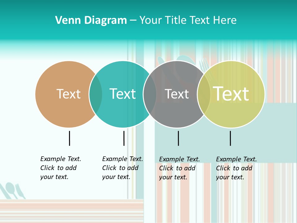 Tag Fork Blue PowerPoint Template