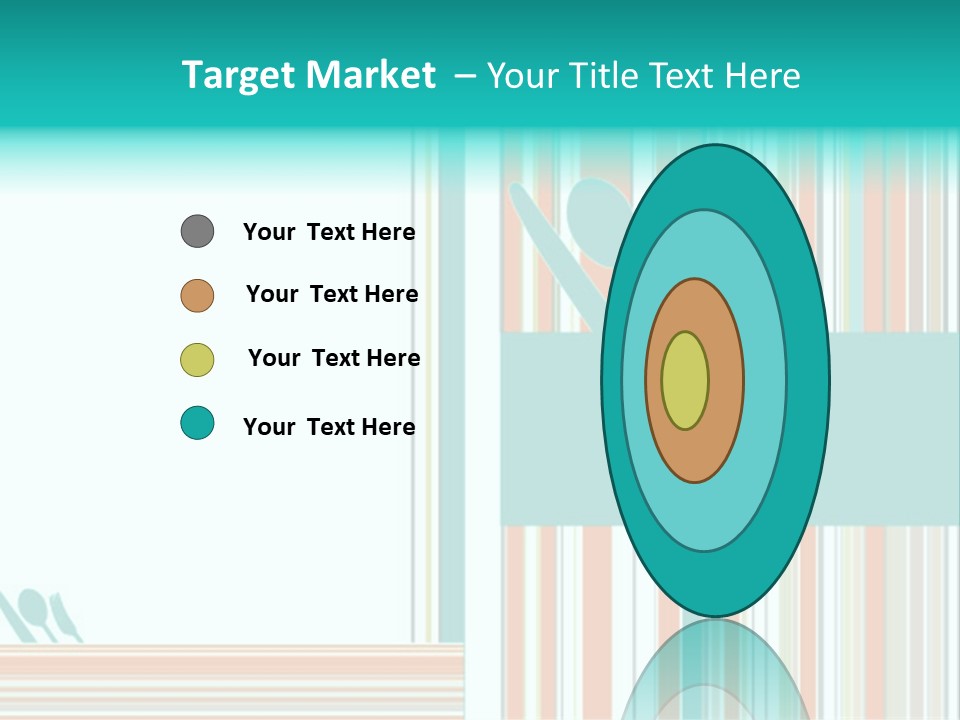 Tag Fork Blue PowerPoint Template