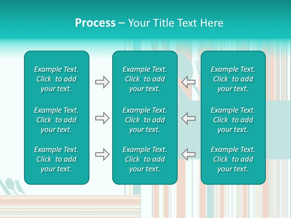 Tag Fork Blue PowerPoint Template