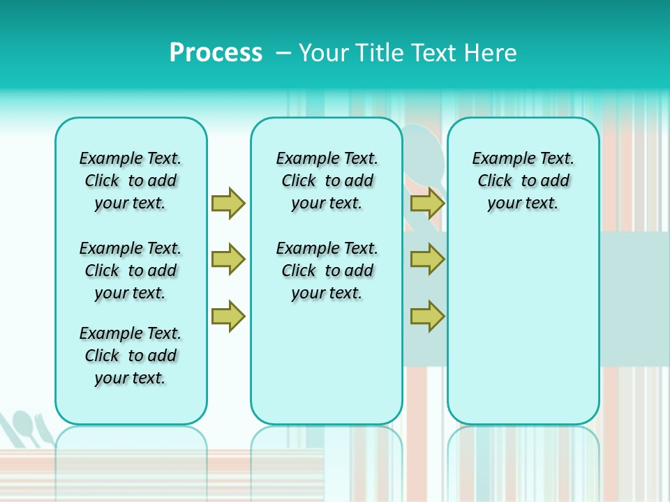 Tag Fork Blue PowerPoint Template