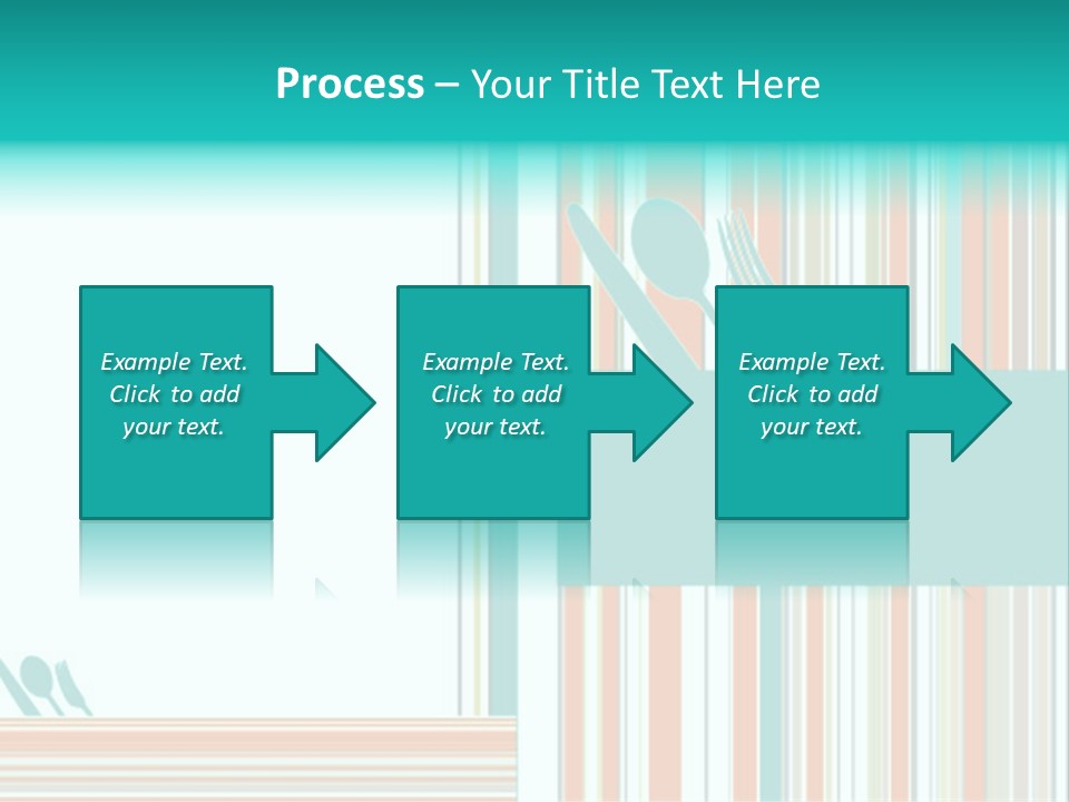 Tag Fork Blue PowerPoint Template