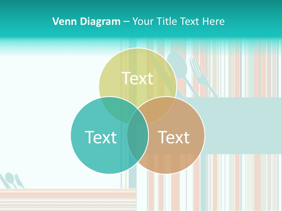 Tag Fork Blue PowerPoint Template