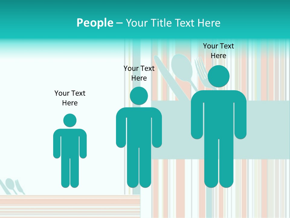 Tag Fork Blue PowerPoint Template