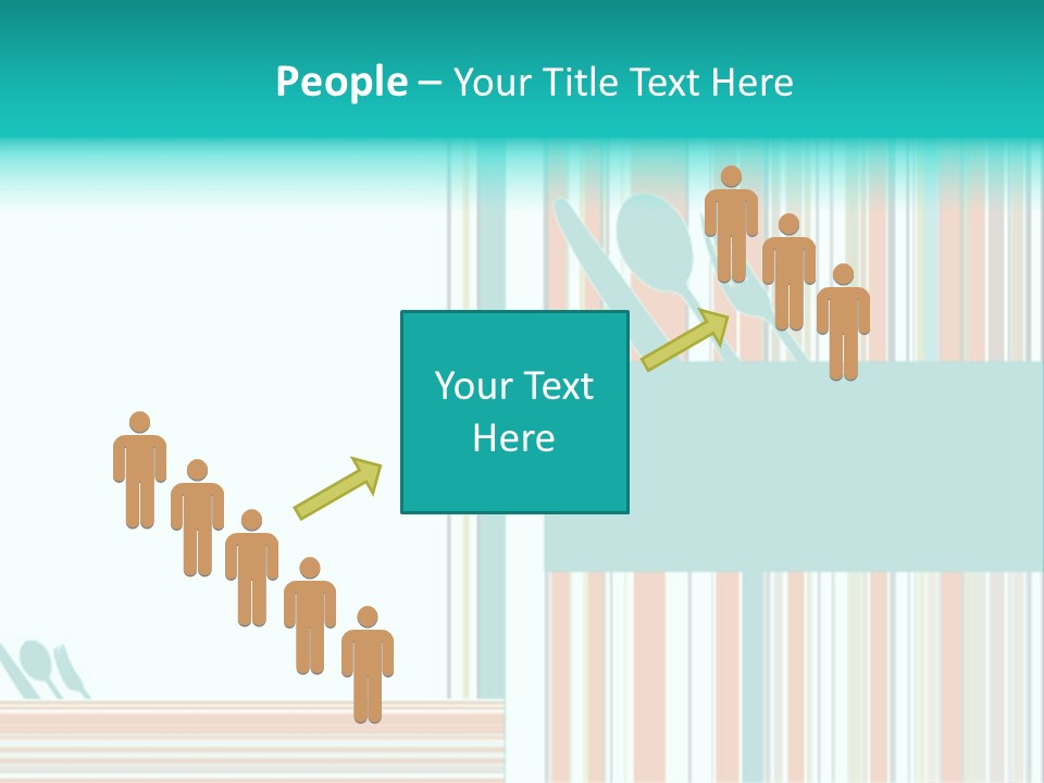 Tag Fork Blue PowerPoint Template