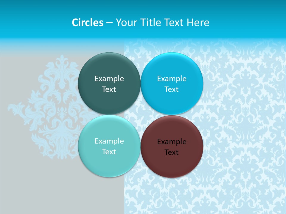 Textile Line Illustration PowerPoint Template