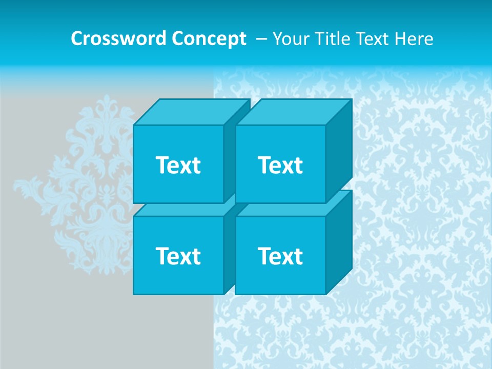 Textile Line Illustration PowerPoint Template